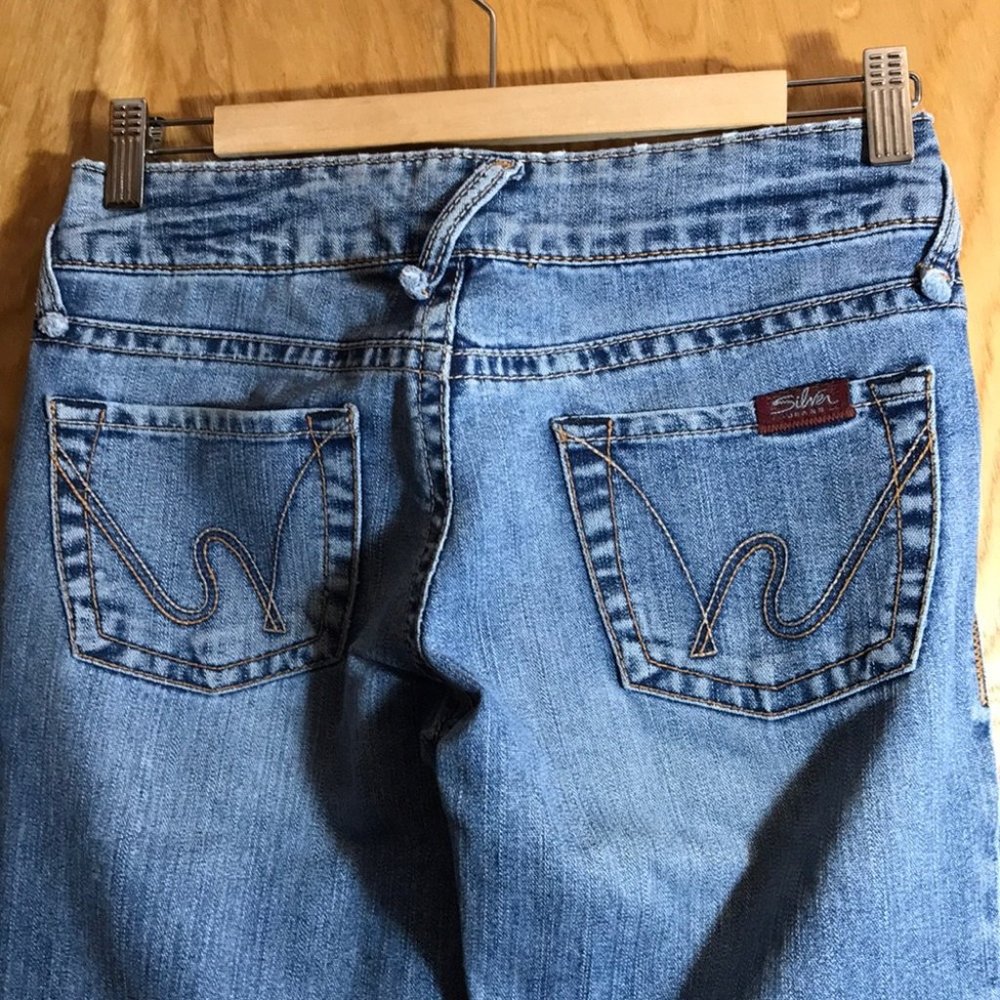 Silver Distressed CHYNA Jeans - Picture 11 of 16